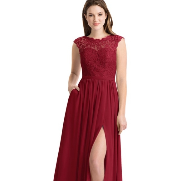 Azazie Dresses & Skirts - Azazie Arden Burgendy Bridesmaid Dress